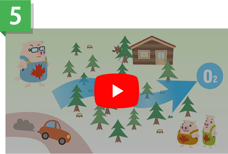 三匹の子ぶた　～ツーバイフォーなら、だいじょうブー！～　⑤環境編